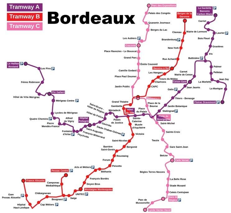 Bòdo metro kat jeyografik