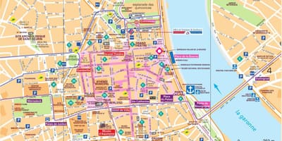 Kat jeyografik nan Bòdo vil la fin vye granmoun