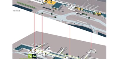 Bòdo st jean estasyon tren a kat jeyografik